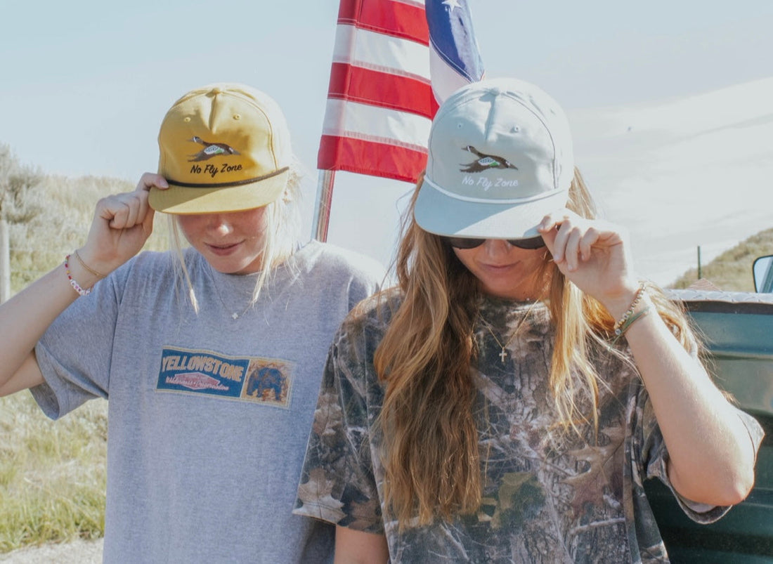 Teal-rope-hat-no-fly-zone-waterfowl