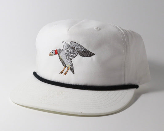 no fly zone waterfowl snow goose rope hat
